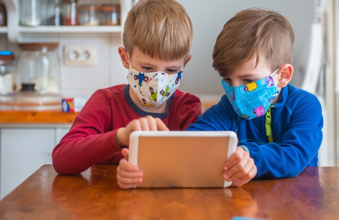 Kids In Facemasks